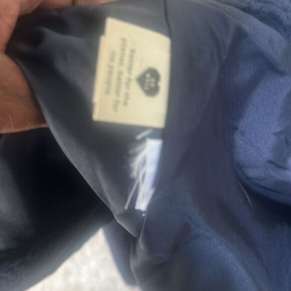 Madewell Navy Sherpa Coat/Jacket XS - Picture 6 of 6